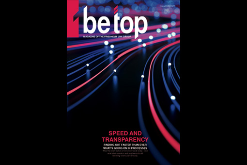 The new issue of the “be top” company magazine presents practical experiences as well as solutions from Rittal, Eplan, Cideon and German Edge Cloud (GEC) that may prove helpful for customers when embarking on the journey to smart production.